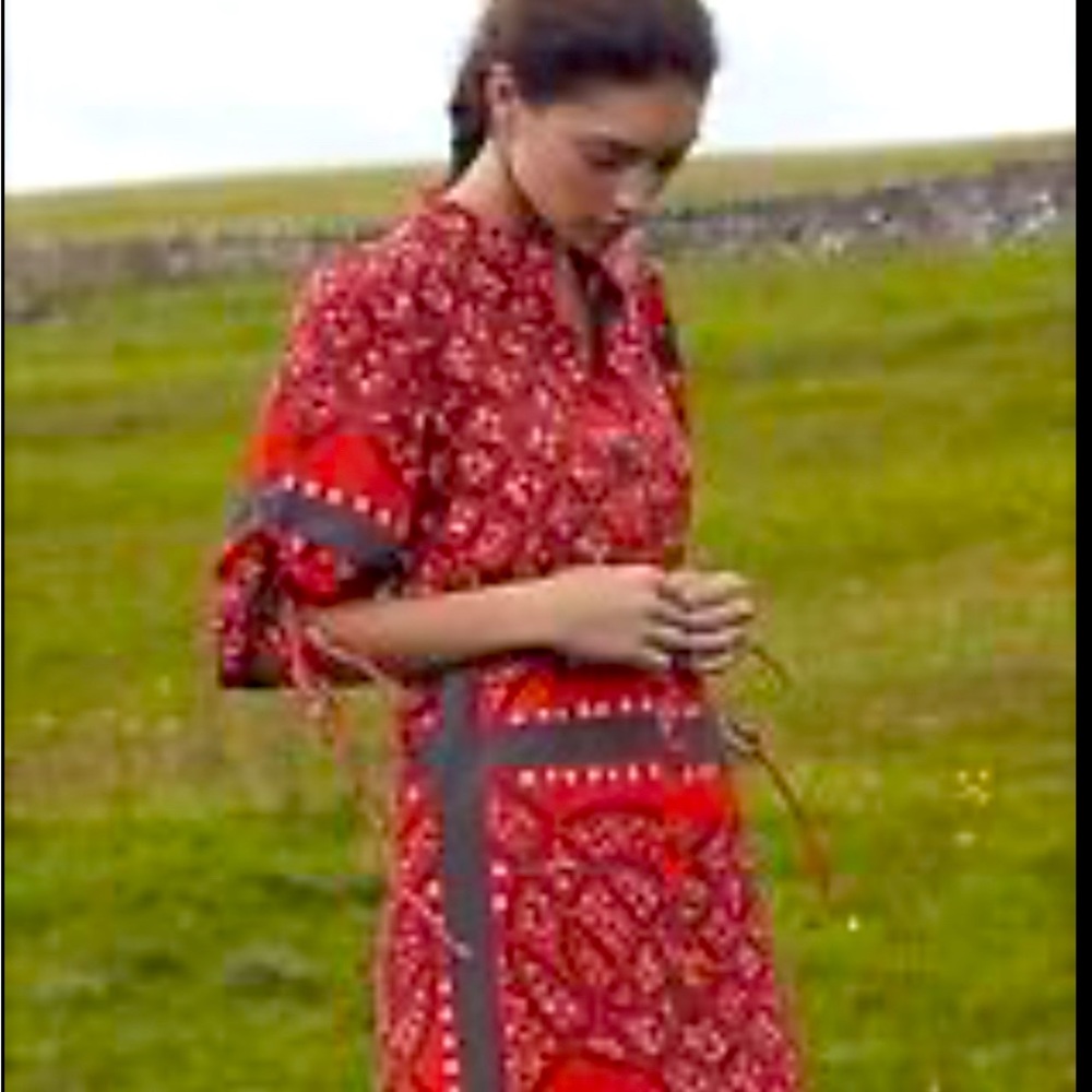 Anthropologie Silk Moulinette Soeurs dress